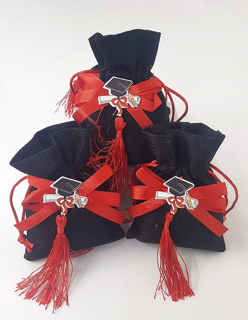 Set 12pz Sacchetto Nero Laurea Juta 10x12cm Bomboniera Bomboniere Porta Confetti Casa e cucina/Hobby creativi/Materiali per hobby creativi/Forniture per feste/Bomboniere Trade Shop italia - Napoli, Commerciovirtuoso.it