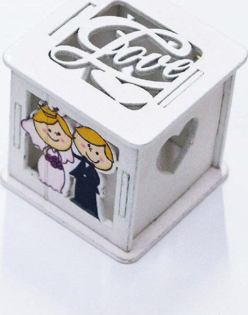 Set 12pz Scatola Sposi Matrimonio 5.5x5.5cm Legno Bianco Scritta Love Bomboniera Casa e cucina/Hobby creativi/Materiali per hobby creativi/Forniture per feste/Bomboniere Trade Shop italia - Napoli, Commerciovirtuoso.it