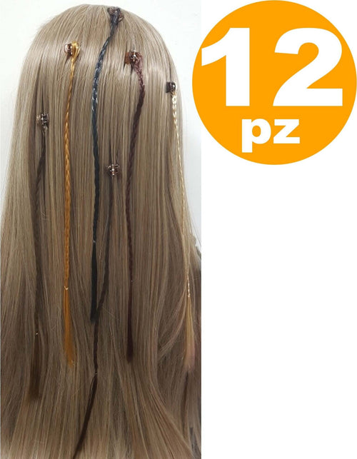 SET 12PZ. TRECCE TRECCINE FASCIA CLIP PINZA EXTENSION LUNGA 30CM FERMA CAPELLI Bellezza/Cura dei capelli/Accessori styling capelli/Extension parrucche e accessori/Extension Trade Shop italia - Napoli, Commerciovirtuoso.it