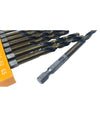 Set 13 Punte Esagonale Trapano Avvitatore Inserti Titanio Attacco 1/4 1,5-6,5mm