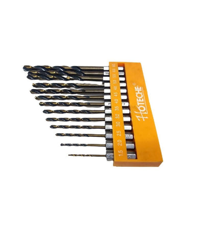 Set 13 Punte Esagonale Trapano Avvitatore Inserti Titanio Attacco 1/4" 1,5-6,5mm