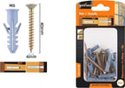 Set 14 Pezzi Viti Vite 4 X 40 Mm + Tasselli Con Alette Tassello M6 Fischer 57202 Fai da te/Ferramenta/Chiodi viti ed elementi di fissaggio/Kit di bulloni e dadi Trade Shop italia - Napoli, Commerciovirtuoso.it