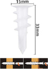 Set 15 Pezzi Tasselli In Plastica Tassello Fischer Fissaggio Viti 15x33mm 57180 Fai da te/Ferramenta/Chiodi viti ed elementi di fissaggio/Tasselli/Tasselli a espansione Trade Shop italia - Napoli, Commerciovirtuoso.it