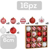 Set 16 Palline Natalizie Decorazioni 6 Cm Addobbi Per Albero Di Natale Xc-8255 Casa, arredamento e bricolage > Prodotti per Feste > Prodotti Natalizi Trade Shop italia - Napoli, Commerciovirtuoso.it