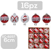 Set 16 Palline Natalizie Decorazioni 6 Cm Addobbi Per Albero Di Natale Xc-8257 Casa, arredamento e bricolage > Prodotti per Feste > Prodotti Natalizi Trade Shop italia - Napoli, Commerciovirtuoso.it