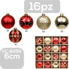 Set-16-Palline-Natalizie-Decorazioni-6-Cm-Addobbi-Per-Albero-Di-Natale-Xc-8259