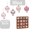 Set-16-Palline-Natalizie-Decorazioni-6-Cm-Addobbi-Per-Albero-Di-Natale-Xc-8262