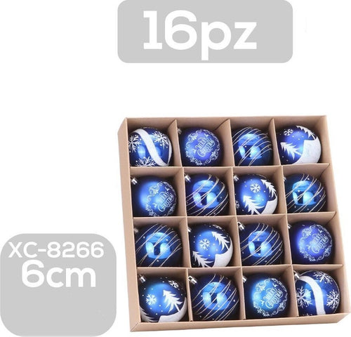 Set 16 Palline Natalizie Decorazioni 6 Cm Addobbi Per Albero Di Natale Xc-8266 Casa, arredamento e bricolage > Prodotti per Feste > Prodotti Natalizi Trade Shop italia - Napoli, Commerciovirtuoso.it