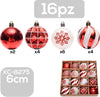 Set 16 Palline Natalizie Decorazioni 6 Cm Addobbi Per Albero Di Natale Xc-8275 Casa, arredamento e bricolage > Prodotti per Feste > Prodotti Natalizi Trade Shop italia - Napoli, Commerciovirtuoso.it