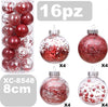 Set 16 Palline Natalizie Decorazioni 8 Cm Addobbi Per Albero Di Natale Xc-8548 Casa, arredamento e bricolage > Prodotti per Feste > Prodotti Natalizi Trade Shop italia - Napoli, Commerciovirtuoso.it