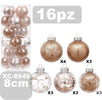 Set 16 Palline Natalizie Decorazioni 8 Cm Addobbi Per Albero Di Natale Xc-8549 Casa, arredamento e bricolage > Prodotti per Feste > Prodotti Natalizi Trade Shop italia - Napoli, Commerciovirtuoso.it