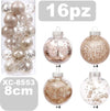 Set 16 Palline Natalizie Decorazioni 8 Cm Addobbi Per Albero Di Natale Xc-8553 Casa, arredamento e bricolage > Prodotti per Feste > Prodotti Natalizi Trade Shop italia - Napoli, Commerciovirtuoso.it