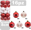 Set 16 Palline Natalizie Decorazioni 8 Cm Addobbi Per Albero Di Natale Xc-8555 Casa, arredamento e bricolage > Prodotti per Feste > Prodotti Natalizi Trade Shop italia - Napoli, Commerciovirtuoso.it