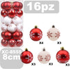 Set 16 Palline Natalizie Decorazioni 8 Cm Addobbi Per Albero Di Natale Xc-8555 Casa, arredamento e bricolage > Prodotti per Feste > Prodotti Natalizi Trade Shop italia - Napoli, Commerciovirtuoso.it