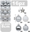 Set 16 Palline Natalizie Decorazioni 8 Cm Addobbi Per Albero Di Natale Xc-8560 Casa, arredamento e bricolage > Prodotti per Feste > Prodotti Natalizi Trade Shop italia - Napoli, Commerciovirtuoso.it