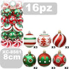 Set-16-Palline-Natalizie-Decorazioni-8-Cm-Addobbi-Per-Albero-Di-Natale-Xc-8561