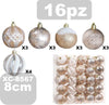 Set 16 Palline Natalizie Decorazioni 8 Cm Addobbi Per Albero Di Natale Xc-8567 Casa, arredamento e bricolage > Prodotti per Feste > Prodotti Natalizi Trade Shop italia - Napoli, Commerciovirtuoso.it