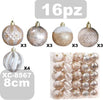Set 16 Palline Natalizie Decorazioni 8 Cm Addobbi Per Albero Di Natale Xc-8567 Casa, arredamento e bricolage > Prodotti per Feste > Prodotti Natalizi Trade Shop italia - Napoli, Commerciovirtuoso.it