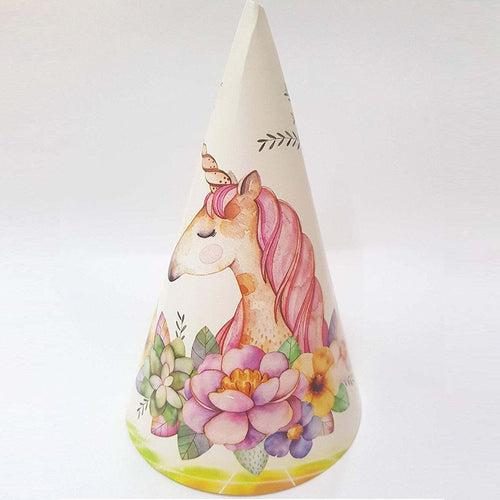 Set 18 Pezzi Cappello Cono Unicorno Fiori Cappellino In Carta Monouso Festa Casa, arredamento e bricolage > Prodotti per Feste Trade Shop italia - Napoli, Commerciovirtuoso.it