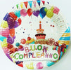 Set 18 Pezzi Piatti Usa E Getta Carta 18cm Feste Buon Compleanno Compleanno Casa, arredamento e bricolage > Prodotti per Feste > Festoni e Palloncini Trade Shop italia - Napoli, Commerciovirtuoso.it