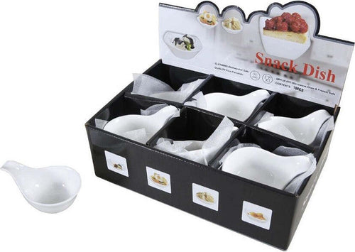 Set 18 Pezzi Piatto Per Antipasti In Porcellana 12x8x6cm Aperitivo Snack 151698 Casa, arredamento e bricolage > Cucina > Barattoli e Contenitori Trade Shop italia - Napoli, Commerciovirtuoso.it