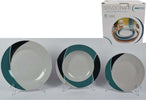 Set 18 Piatti Ceramica Piani Fondi Frutta Piatto Portata Linea Luna Verde Petrolio Casa e cucina/Stoviglie/Servizi da tavola/Servizi combinati Trade Shop italia - Napoli, Commerciovirtuoso.it