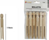 Set 18 Pz Mollette Pinze Bucato Panni In Legno Bricolage Hobbystica 110mm 53895a Casa, arredamento e bricolage > Pulizia e Bucato > Bucato e Stiratura Trade Shop italia - Napoli, Commerciovirtuoso.it