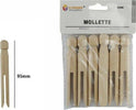 Set 18 Pz Mollette Pinze Bucato Panni In Legno Bricolage Hobbystica 95mm 53894a Casa, arredamento e bricolage > Pulizia e Bucato > Bucato e Stiratura Trade Shop italia - Napoli, Commerciovirtuoso.it