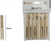 Set-18-Pz-Mollette-Pinze-Bucato-Panni-In-Legno-Bricolage-Hobbystica-95mm-53894a