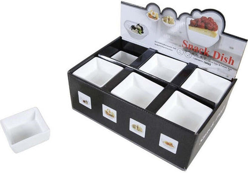 Set 18 Pz Piatto Ciotole Quadrate Antipasti In Porcellana Aperitivo Snack 151679 Casa, arredamento e bricolage > Cucina > Barattoli e Contenitori Trade Shop italia - Napoli, Commerciovirtuoso.it