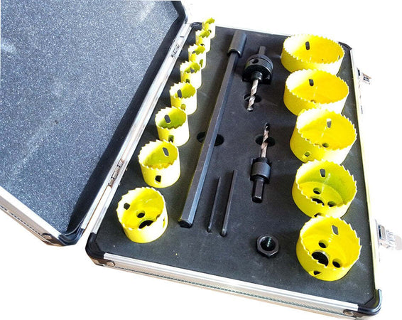 Set 19 Pz Frese A Tazza Bi Metal Per Trapano 2 Attacchi 13 Frese Prolunga Casa, arredamento e bricolage > Bricolage e fai da te > Elettroutensili > Punte per Trapano Trade Shop italia - Napoli, Commerciovirtuoso.it