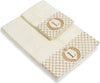 Set 2 asciugamani con iniziale asciugamano viso + asciugamano ospite Made in Italy Casa e cucina/Tessili per la casa/Biancheria da bagno/Asciugamani/Set di asciugamani Novilunio - Sesto San Giovanni, Commerciovirtuoso.it