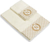 Set 2 asciugamani con iniziale asciugamano viso + asciugamano ospite Made in Italy Casa e cucina/Tessili per la casa/Biancheria da bagno/Asciugamani/Set di asciugamani Novilunio - Sesto San Giovanni, Commerciovirtuoso.it