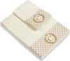 Set 2 asciugamani con iniziale asciugamano viso + asciugamano ospite Made in Italy Casa e cucina/Tessili per la casa/Biancheria da bagno/Asciugamani/Set di asciugamani Novilunio - Sesto San Giovanni, Commerciovirtuoso.it