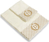 Set 2 asciugamani con iniziale asciugamano viso + asciugamano ospite Made in Italy Casa e cucina/Tessili per la casa/Biancheria da bagno/Asciugamani/Set di asciugamani Novilunio - Sesto San Giovanni, Commerciovirtuoso.it