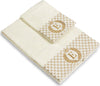 Set 2 asciugamani con iniziale asciugamano viso + asciugamano ospite Made in Italy Casa e cucina/Tessili per la casa/Biancheria da bagno/Asciugamani/Set di asciugamani Novilunio - Sesto San Giovanni, Commerciovirtuoso.it