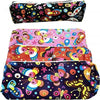 Set-2-Astucci-Farfalle-Fiori-Portapenne-Portapastelli-Matite-Cosmetici-Borsa-Zip