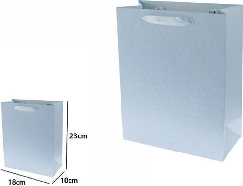 Set 2 Borse Buste Regalo Shopper Azzurra Goffrata Manico Tessuto 23x18x10cm 69926 Casa, arredamento e bricolage > Prodotti per Feste Trade Shop italia - Napoli, Commerciovirtuoso.it