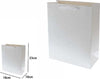 Set-2-Borse-Buste-Regalo-Shopper-Bianca-Goffrata-Manico-Tessuto-23x18x10cm-69923
