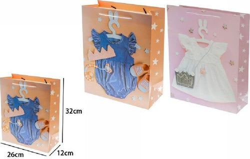 Set 2 Buste Busta Borsa Regalo Nascita Compleanno Bimba 32x26x12cm 69974 2modell Casa, arredamento e bricolage > Prodotti per Feste Trade Shop italia - Napoli, Commerciovirtuoso.it