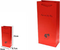 Set 2 Buste Regalo 35x16x8.7 Cm Sacchetto Bottiglie Vino Rossa Con Scritta 69895 Casa, arredamento e bricolage > Prodotti per Feste Trade Shop italia - Napoli, Commerciovirtuoso.it