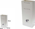Set 2 Buste Regalo 35x16x8.7cm Sacchetto Bottiglie Vino Bianca Con Scritta 69894 Casa, arredamento e bricolage > Prodotti per Feste Trade Shop italia - Napoli, Commerciovirtuoso.it