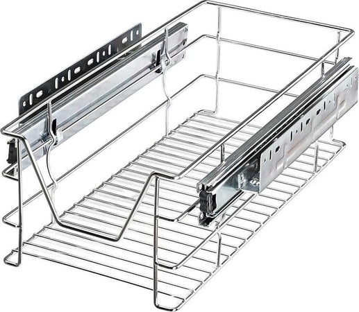 Set-2-Cassetti-Cassetto-Telescopico-Cucina-30cm-Cestello-Estraibile-Salvaspazio