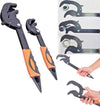 Set-2-Chiavi-A-Tubo-Veloce-Regolabili-Multi-Funzioni-Professionali-260-Mm-380-Mm