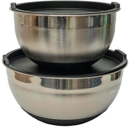 Set 2 ciotole in Alluminio Originale Vorwerk Bimby