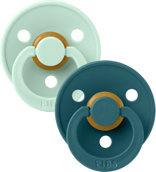 Set 2 Ciucci BIBS Colour Menta Nordica e Blu Lago 6 mesi + Prima infanzia/Succhietti e massaggiagengive/Succhietti La Casa Del Bebè - Napoli, Commerciovirtuoso.it