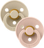 Set 2 Ciucci BIBS Colour Vaniglia e Rosa Cipria 6 mesi + Prima infanzia/Succhietti e massaggiagengive/Succhietti La Casa Del Bebè - Napoli, Commerciovirtuoso.it
