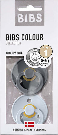 Set 2 Ciucci BIBS Grigio Scuro/Nuvola 0-6 Mesi Prima infanzia/Succhietti e massaggiagengive/Succhietti La Casa Del Bebè - Napoli, Commerciovirtuoso.it