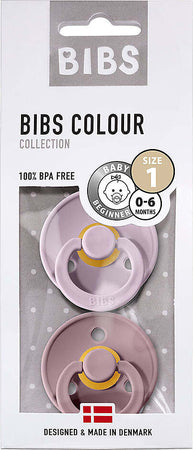 Set-2-Ciucci-BIBS-Lilla-Chiaro/Rosa-Antico-0-6-Mesi