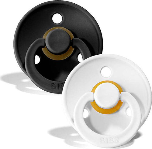 Set 2 Ciucci BIBS Nero/Bianco 0-6 Mesi Prima infanzia/Succhietti e massaggiagengive/Succhietti La Casa Del Bebè - Napoli, Commerciovirtuoso.it